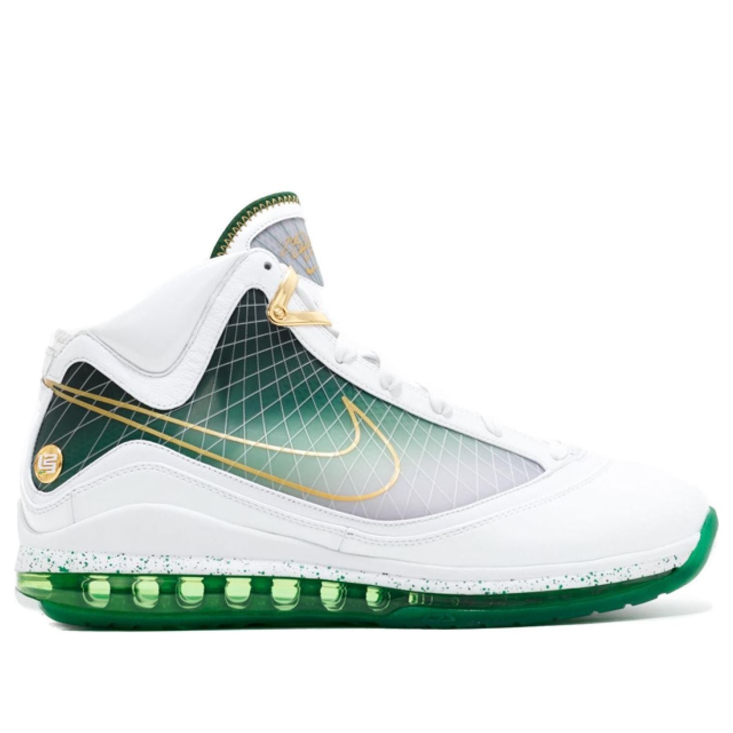 Nike LeBron 7 MTAG Shengyang 'White Gold yellow gold' 375664-170