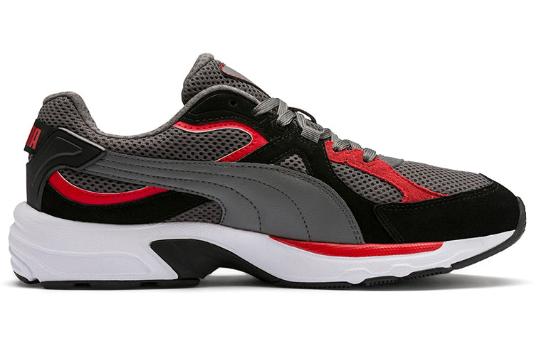 PUMA Axis Plus Suede Grey/Red 370286-03