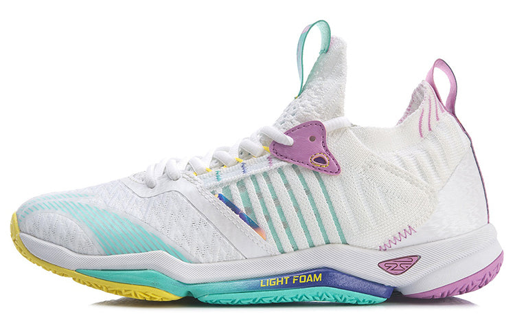 (WMNS) Li-Ning Dagger 4 'White Blue Purple' AYAR002-1