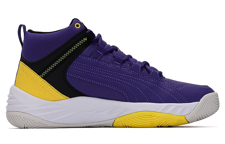 PUMA Unisex Rebound Future Evo Mid-Top Purple/Gold 374899-09