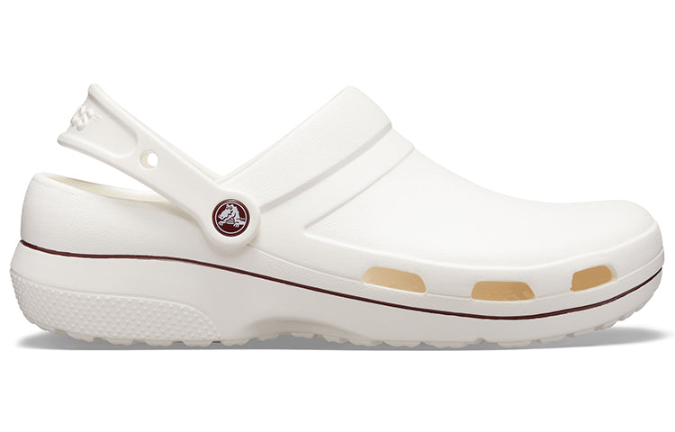 Crocs Wear-Resistant Cozy Sports Unisex White Brown Sandals 'White Brown' 205883-0FW