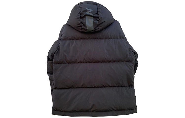 New Balance Windproof Warm Hooded Down Jacket Asia Sizing 'Black' NPA4S061-BK