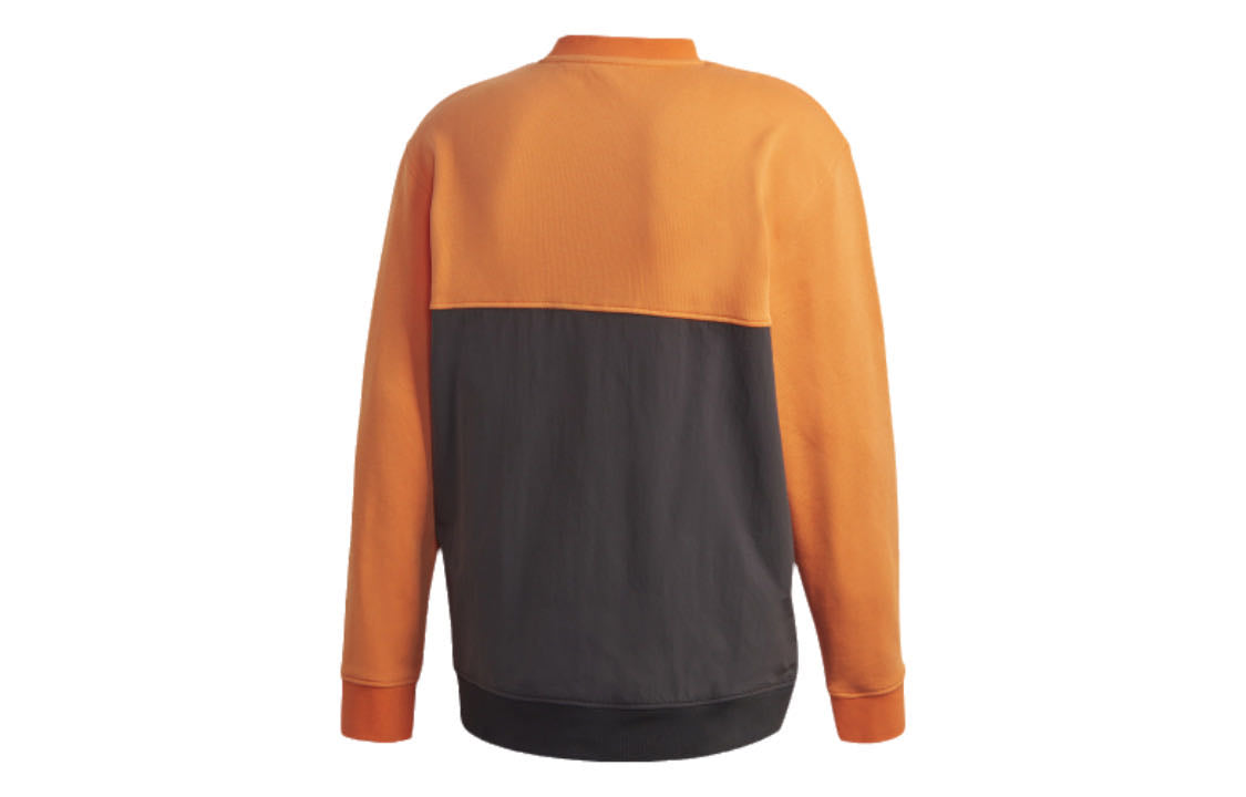 adidas originals TLM 02 Crewneck Sports Round Neck Pullover Black Yellow Splicing 'Black Yellow' GD5797