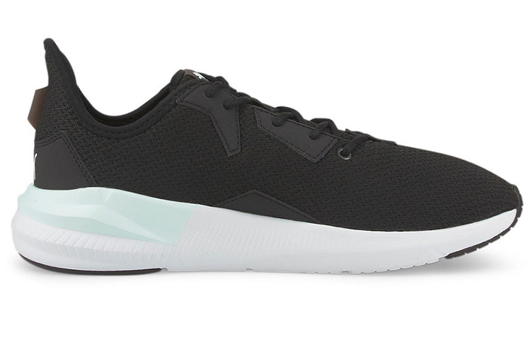 (WMNS) PUMA Platinum Shimmer 'Black White Blue' 195265-06