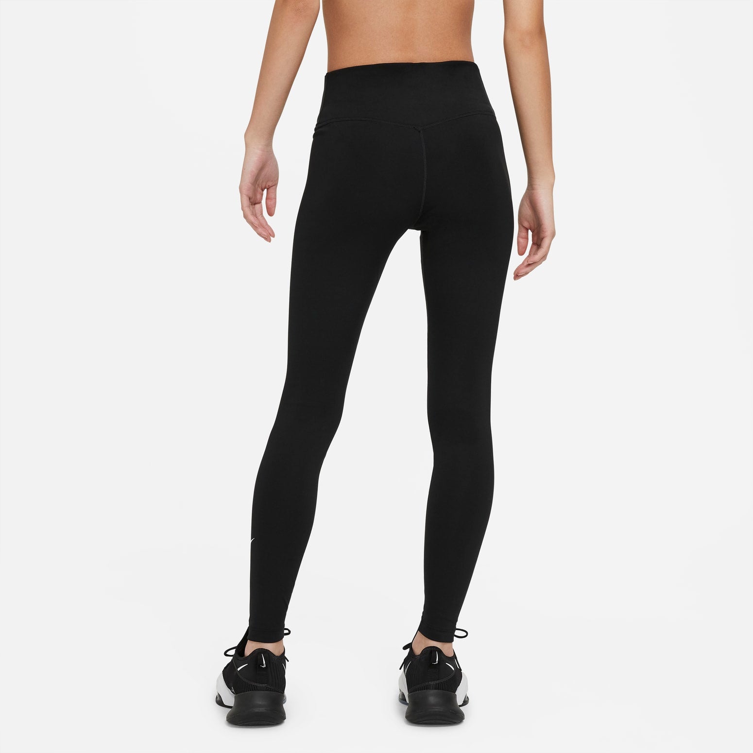 (WMNS) Nike Women Dri-FIT One Mid-Rise Training Tights 'Black' DD0253-010