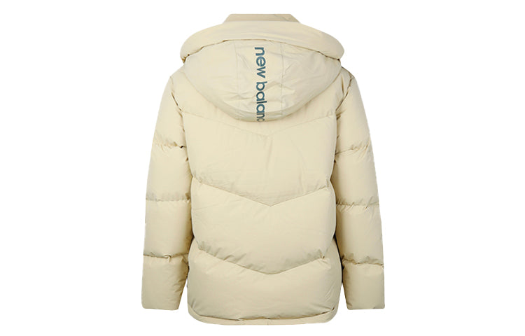 New Balance Windproof Winter Down Jacket Asia Sizing 'Cream White' NPA4N013-BEI
