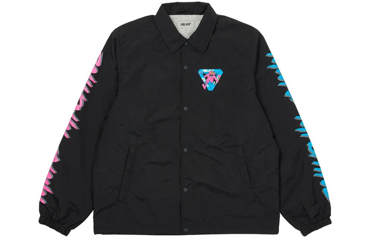 PALACE x M-Zone Crossover Small Devil Tri-Ferg Pattern Long Sleeves Black Jacket P20JK123