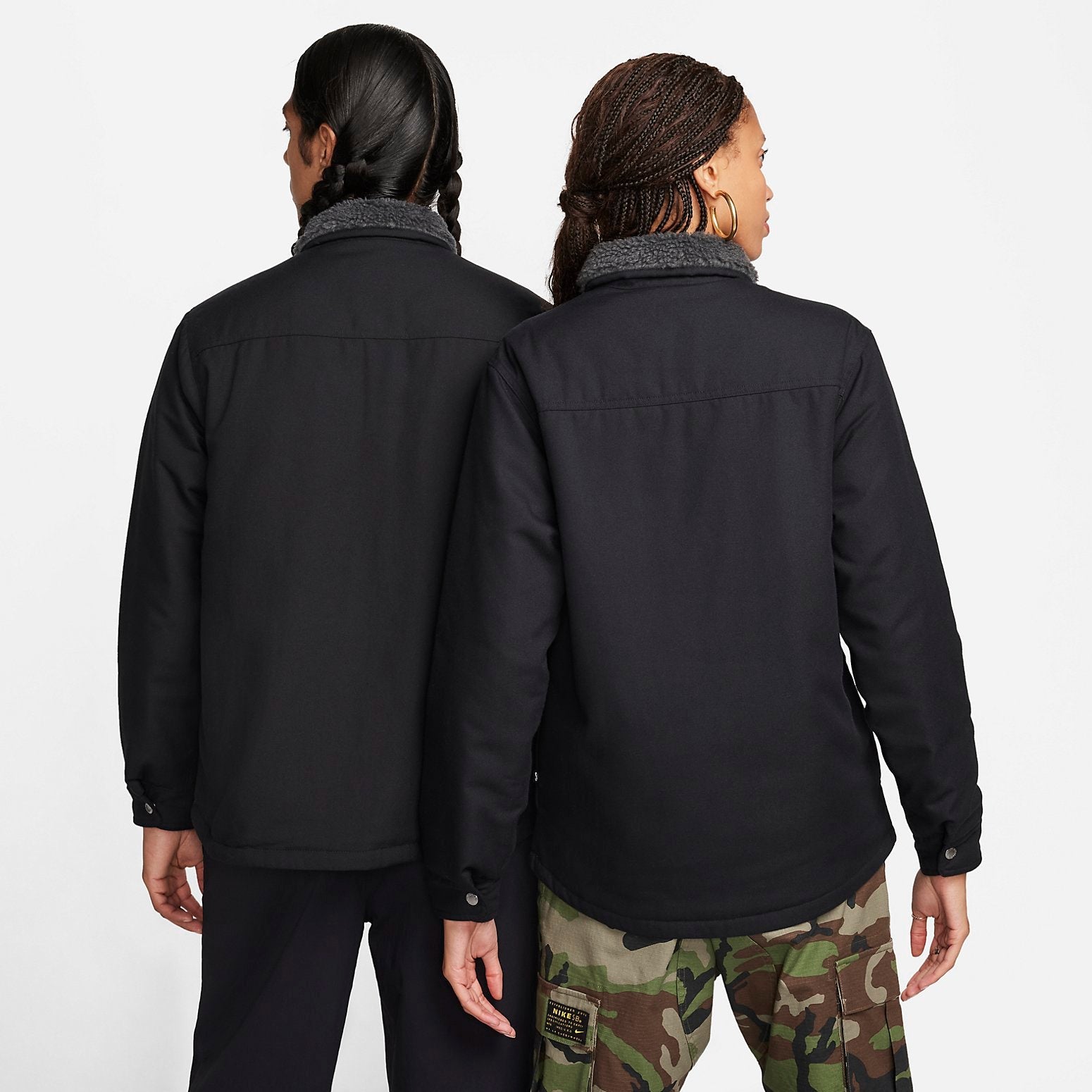 Nike SB Padded Flannel Skate Jacket 'Black Anthracite' FQ0512-010