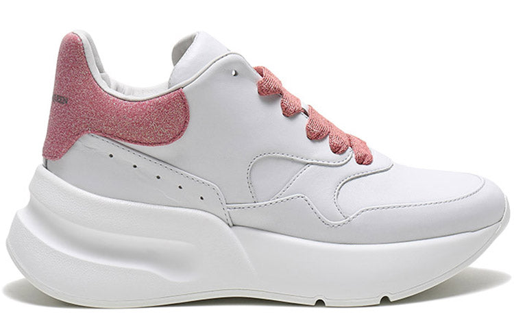 (WMNS) Alexander McQueen Sprint Runner Shoes 'White Pink' 586410WHXI59026