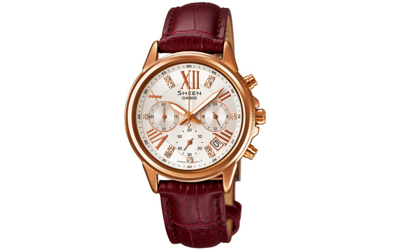 CASIO Female Japan / South Korea Fashion Rose Gold SHE-5026GL-7A