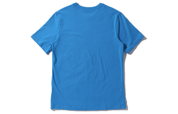 Air Jordan Jumpman Classics Logo Printing Short Sleeve Blue CV1736-482