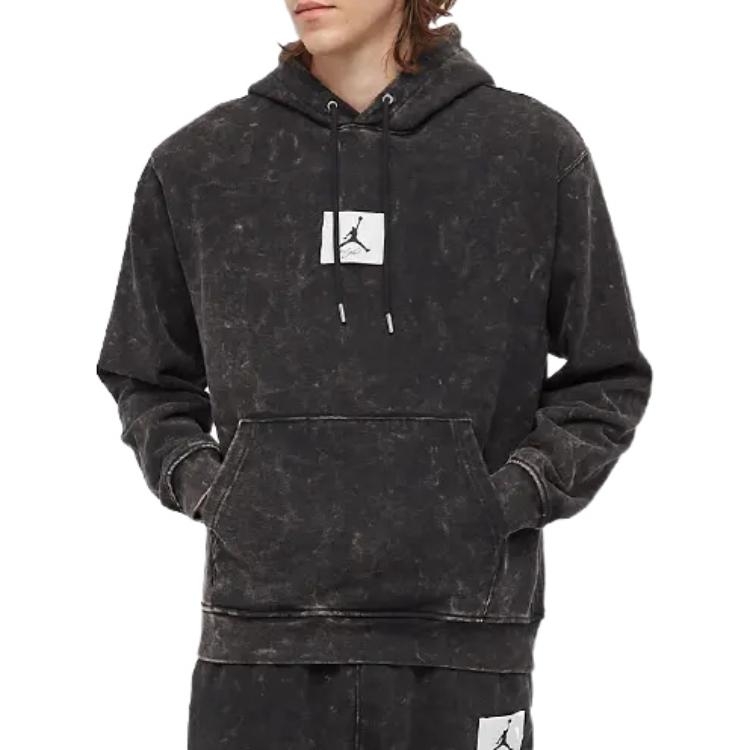 Air Jordan Washed Fleece Popover Black DR3087-010