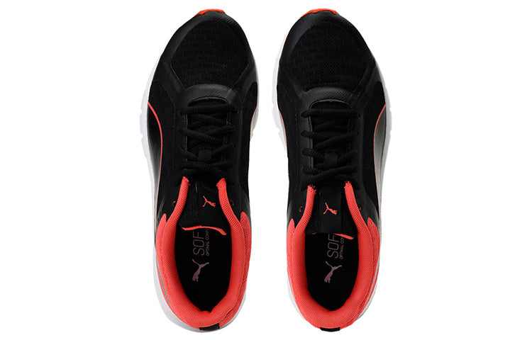 (WMNS) PUMA Trackracer 2.0 Shoes Black/White/Red 373013-02