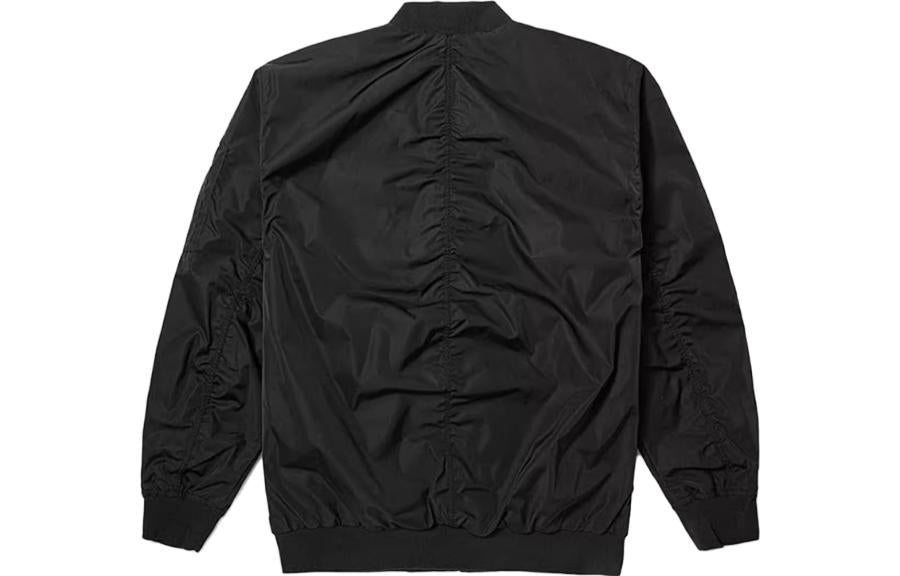 (WMNS) Vans Triple Logo Baseball Jacket 'Black' VN000BZEBLK