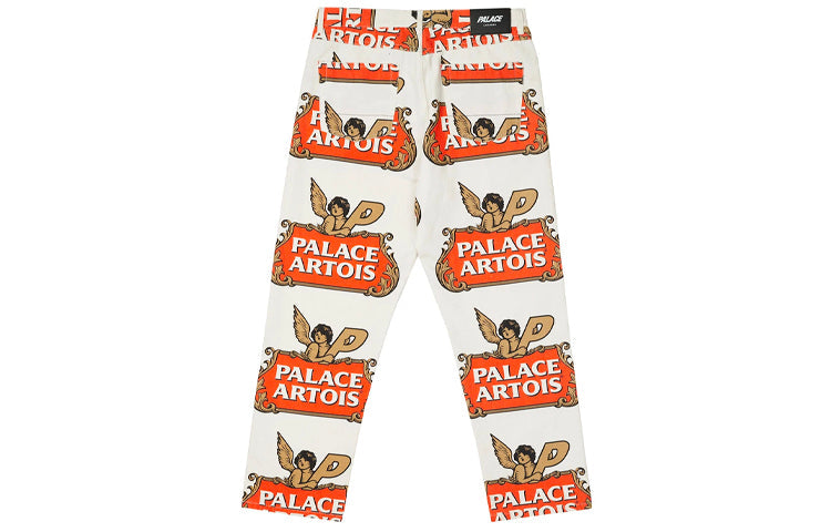 Palace Stella Artois Pant 'White Red Gold' PAL-SS21-8