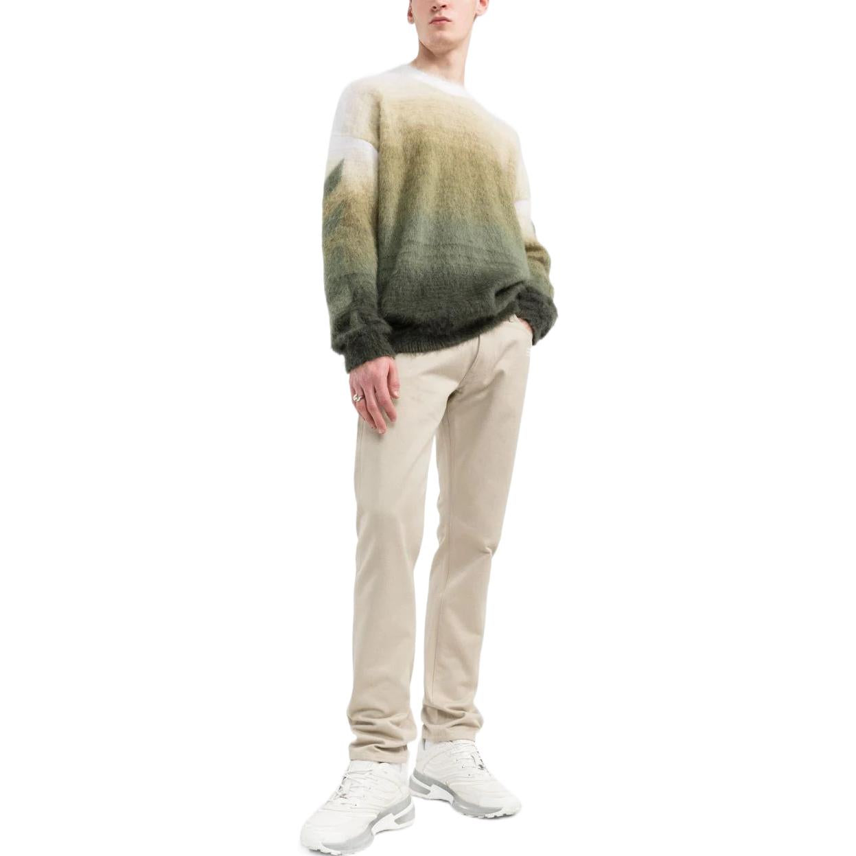 Off-White Logo-Print Straight-Leg Jeans OMYA102F21DEN0061701
