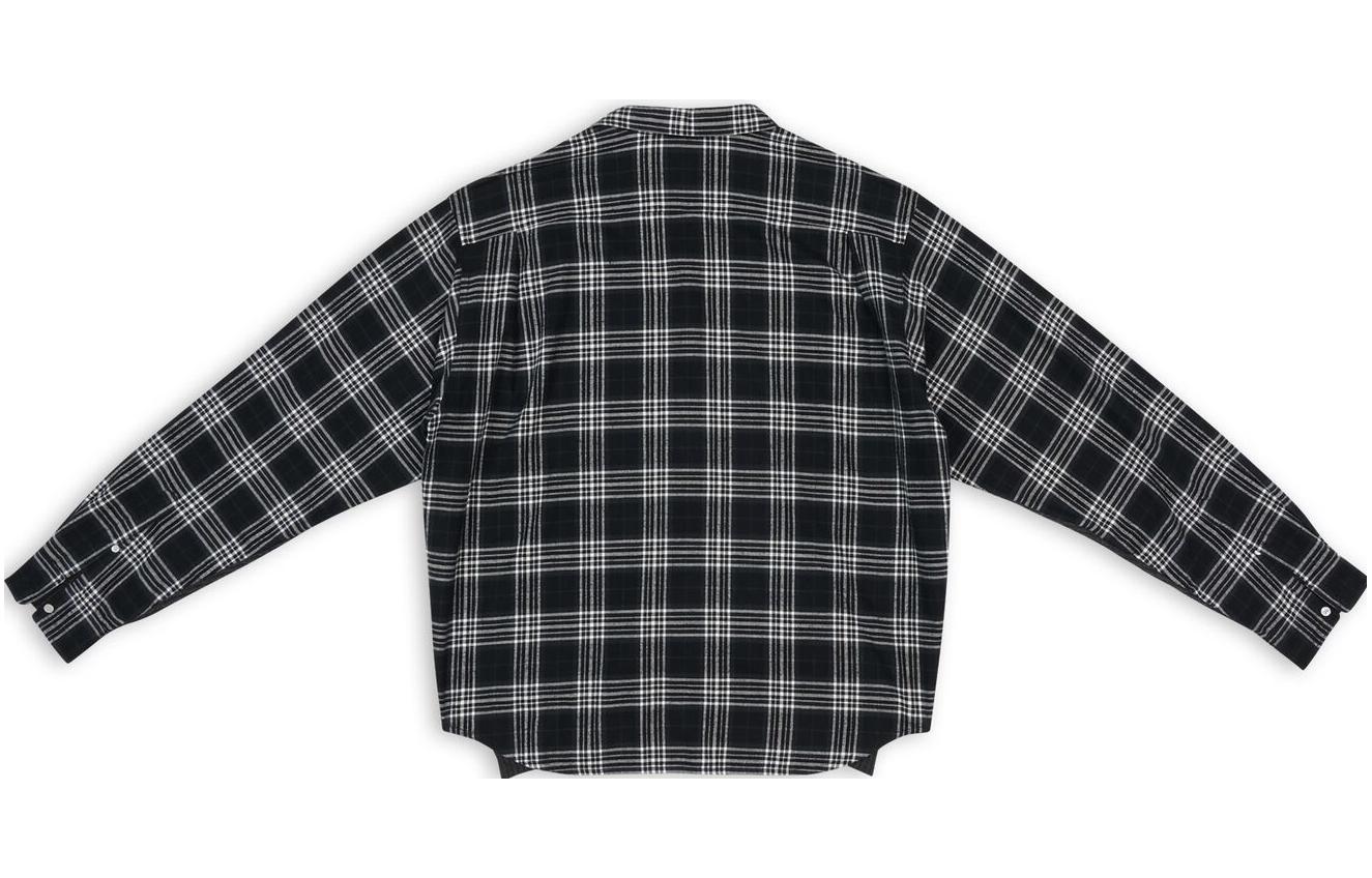 Balenciaga Hybrid V-Neck Shirt 'Anthracite Black White' 704271T41301163