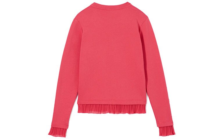 (WMNS) KENZO SS21 Paris PassionLogo Embroidered Round Neck Hoodie Pink F962SW711962-27