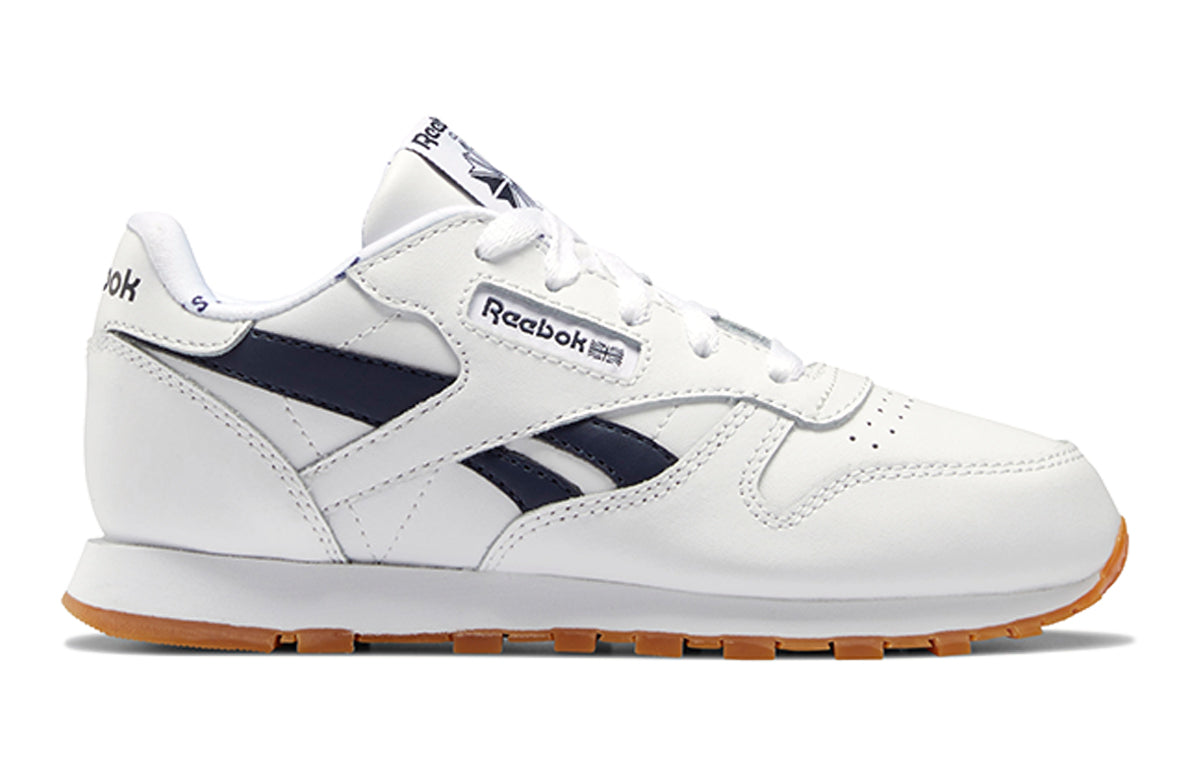 Reebok Classic Leather Running Shoes K 'Black White' FV2096