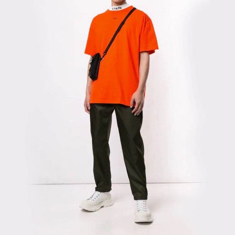 Off-White Arrow Printing Short Sleeve Orange OMAA038E20JER0032010