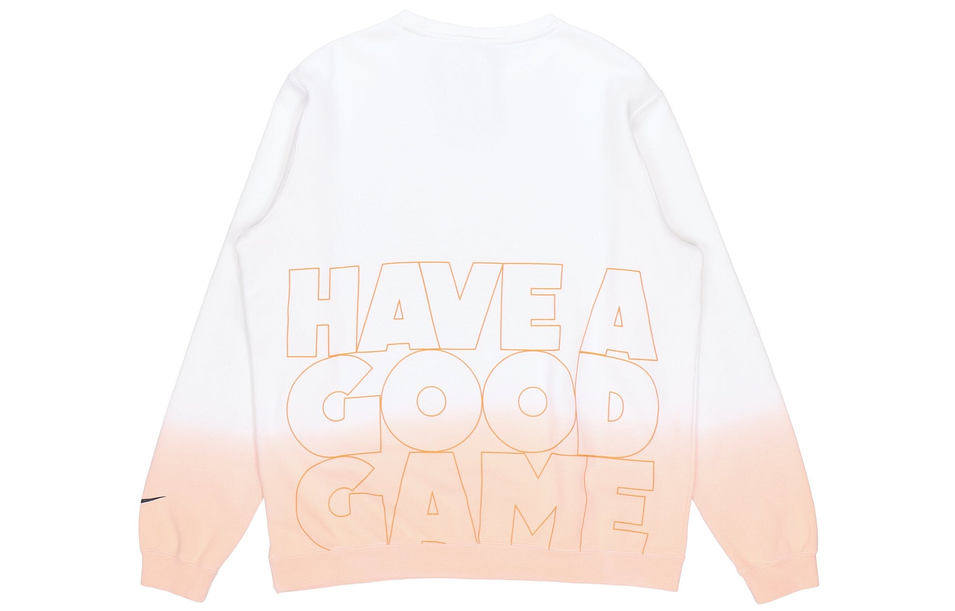 Men's Nike Logo Gradient Printing Round Neck White DO6937-100