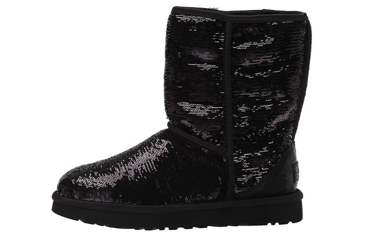 (WMNS) UGG Snow Boots 'Black' 9248759-BLK