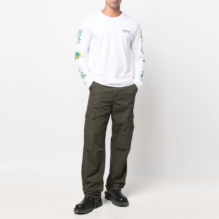 adidas Graphic Stoked Fish Long Sleeve Tee HF4862