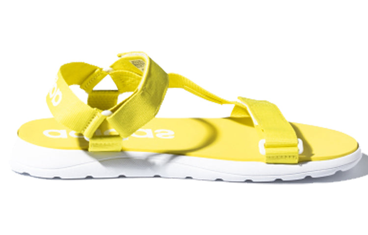 adidas neo Comfort Sandal Fashion Yellow White Sandals 'Yellow White' FU6696