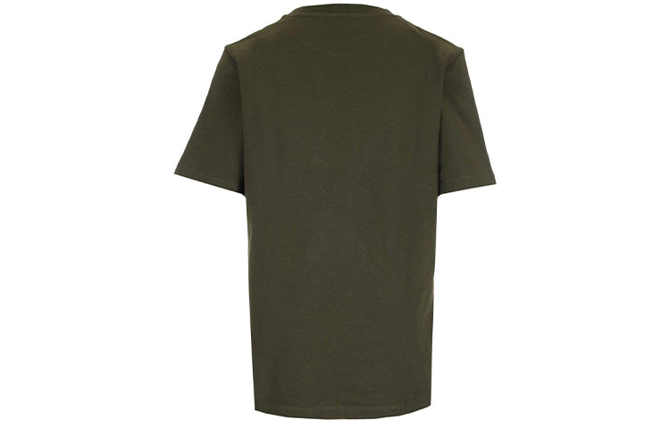 LOEWE Printing Loose Pure Cotton Short Sleeve Olive Green S359333XBP-4160