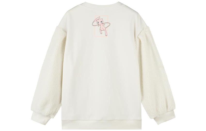 (GS) Skechers x Pokmon Graphic Crew Sweater 'White Pink' L422G047-0074