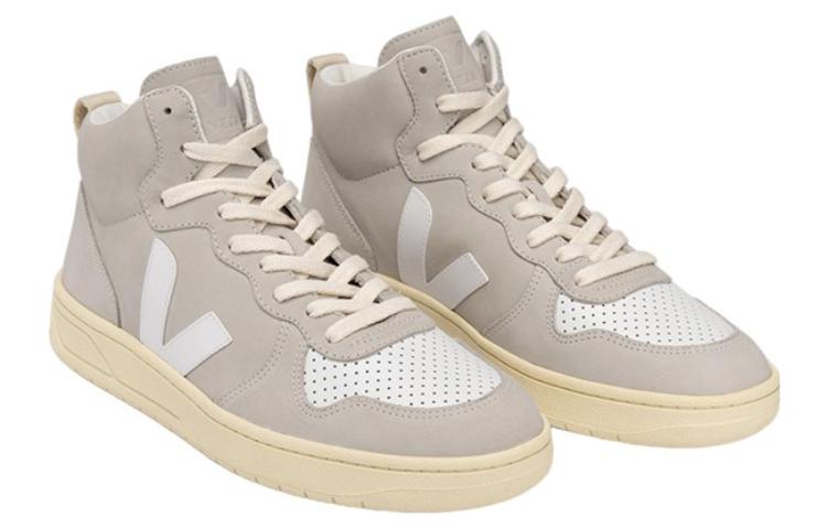 Veja V-15 High-Top Sneakers 'Beige Khaki White' VQ1302815