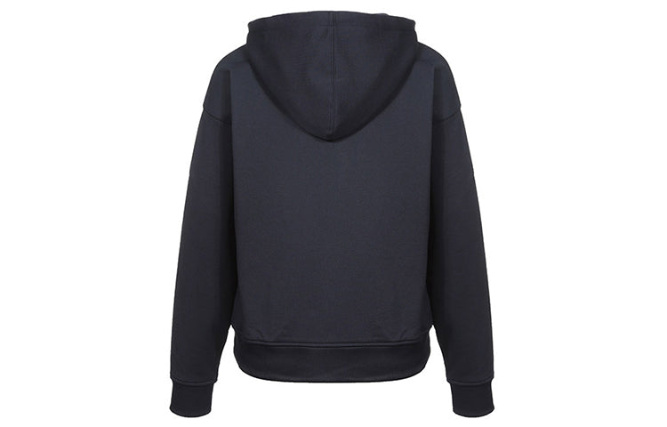 (WMNS) KENZO Abstract Embroidered Pattern Hoodie Black F962SW861958-99