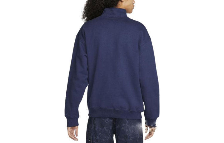 Nike SB 1/2-Zip Fleece Skate Sweatshirt 'Midnight Navy' DX4248-410