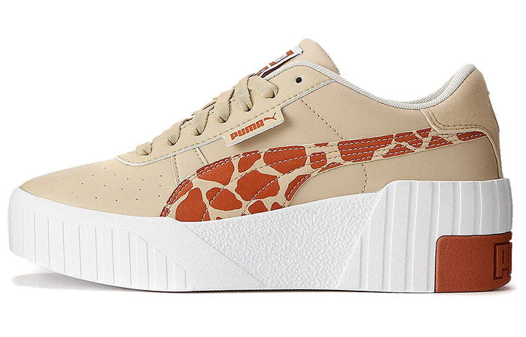 (WMNS) Nicoron x PUMA Cali Wedge Fs Khaki/Pink/Red 380328-01