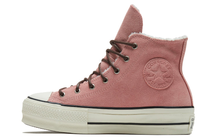 (WMNS) Converse Sherpa Chuck Taylor All Star Platform High Top 'Pink Blue' 566566C