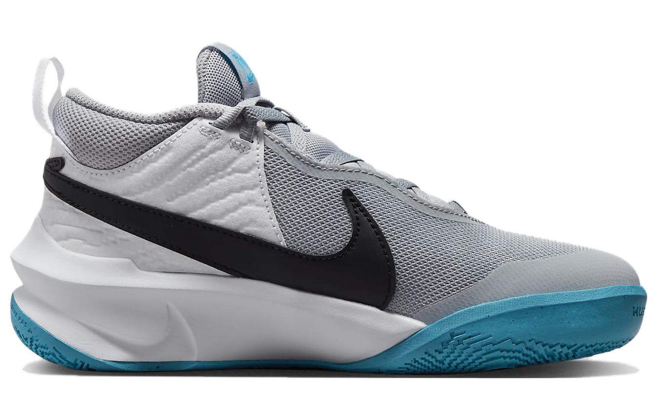 (GS) Nike Team Hustle D10 'Grey Blue Lightning' CW6735-104