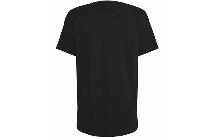 Air Jordan Causual Sports Logo Printing Round Collar Male Black CZ8383-010