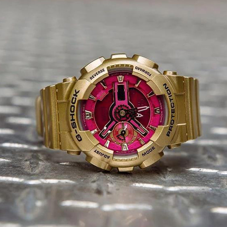CASIO G-Shock Analog-Digital 'Pink Gold' GMA-S110GD-4A1