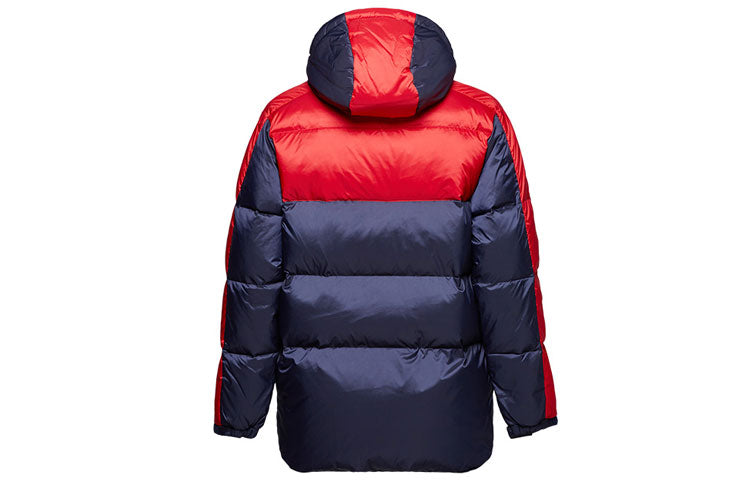 Converse Winter Down Fill Puffer Jacket Asia Sizing 'Navy Red' 10008049-A03