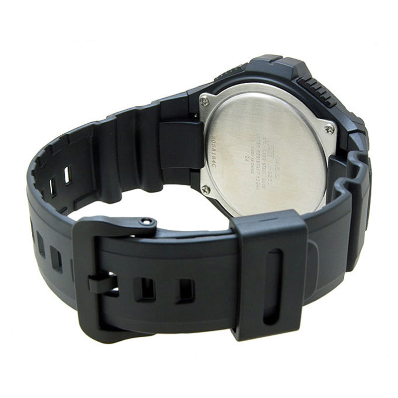 CASIO STANDARD Series Waterproof Solar Energy Sports Shockproof Solar Powered Black Digital W-S220-1B