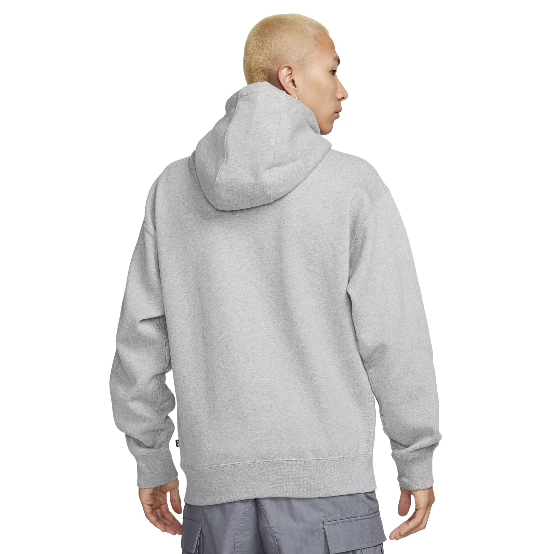 Nike SB Graphic Fleece Hoodie Asia Sizing 'Dark Grey Heather' FN2557-063