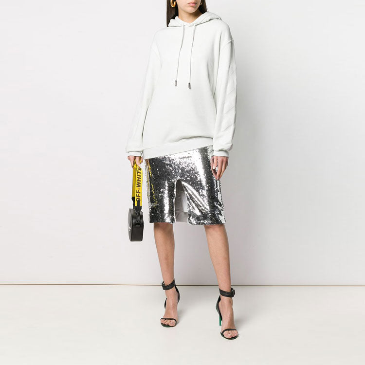 (WMNS) Off-White Striped Inserts Cotton White OWBB032S19D970830101