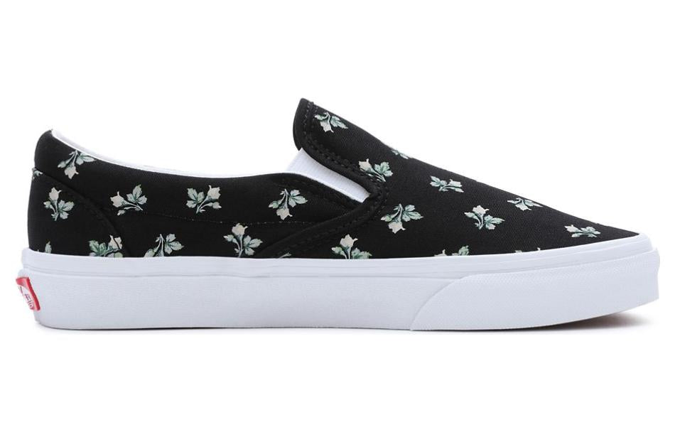 (WMNS) Vans Classics Slip-On Floral 'Black White' VN000BVZBLA