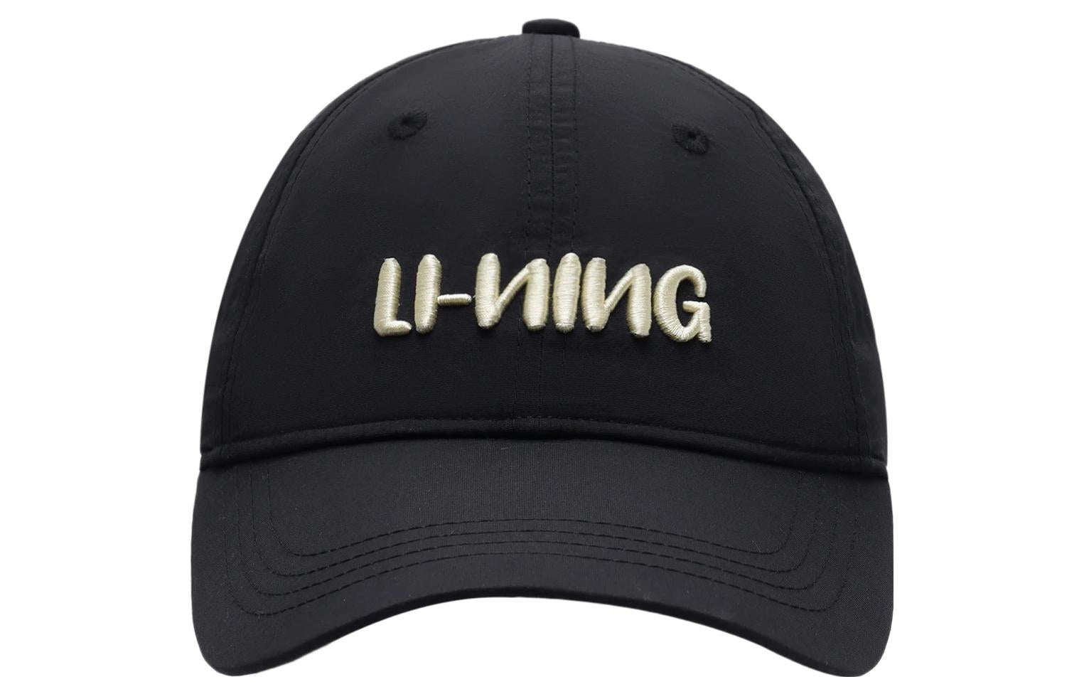 Li-Ning Logo Baseball Cap 'Black' AMYS145-1