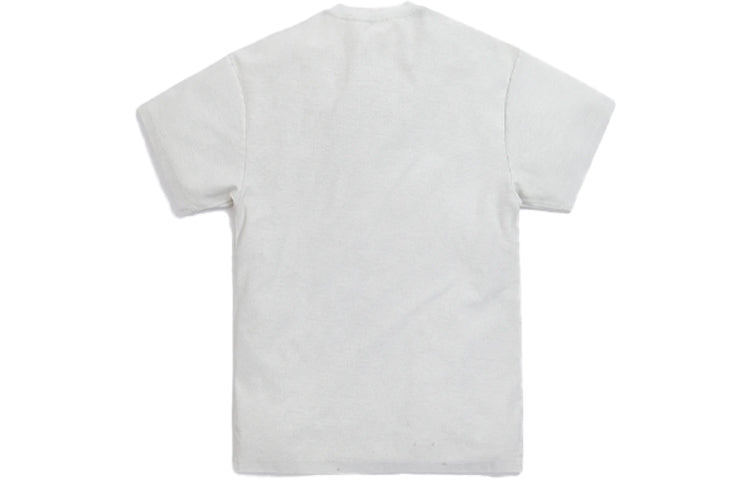 Men's KITH Crystal Wash Washed Short Sleeve White KH3689-103