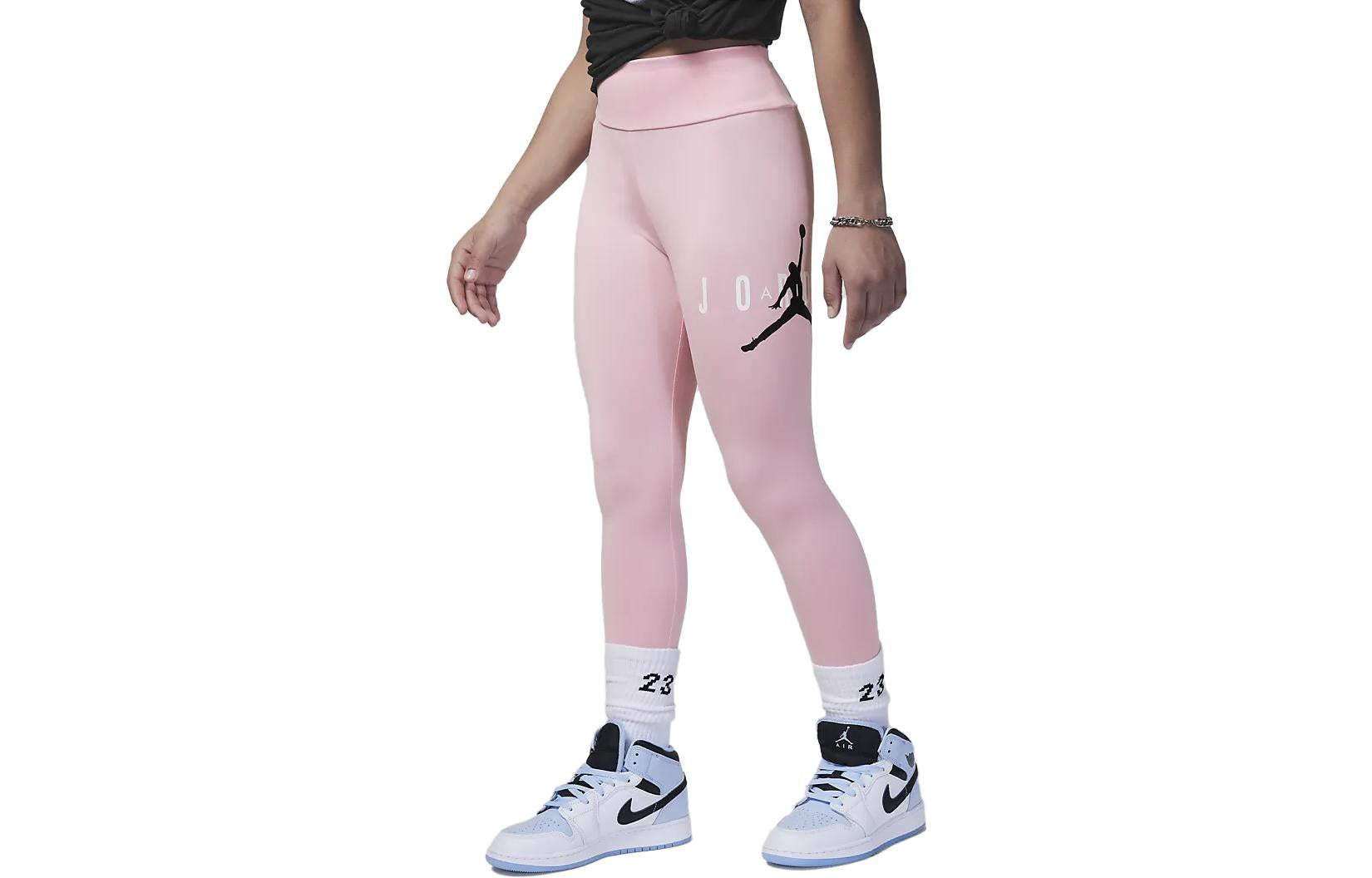 (GS) Air Jordan Jumpman Sustainable Leggings 'Pink' 45B913-A0W