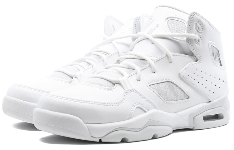 (GS) Air Jordan Flight Club 91 'Pure Platinum' 555472-101