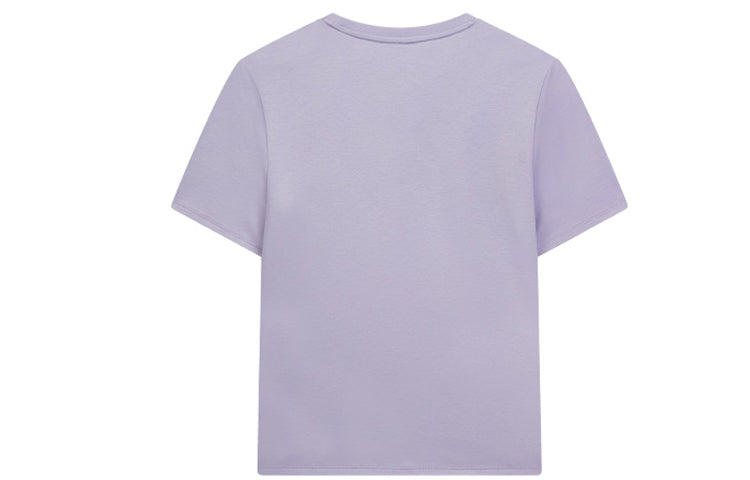 (WMNS) FILA Jagger Shoe Printing Short Sleeve Purple F11W028141F-VT