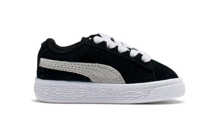 PUMA Suede Toddler 'Black White Grey' 353636-01