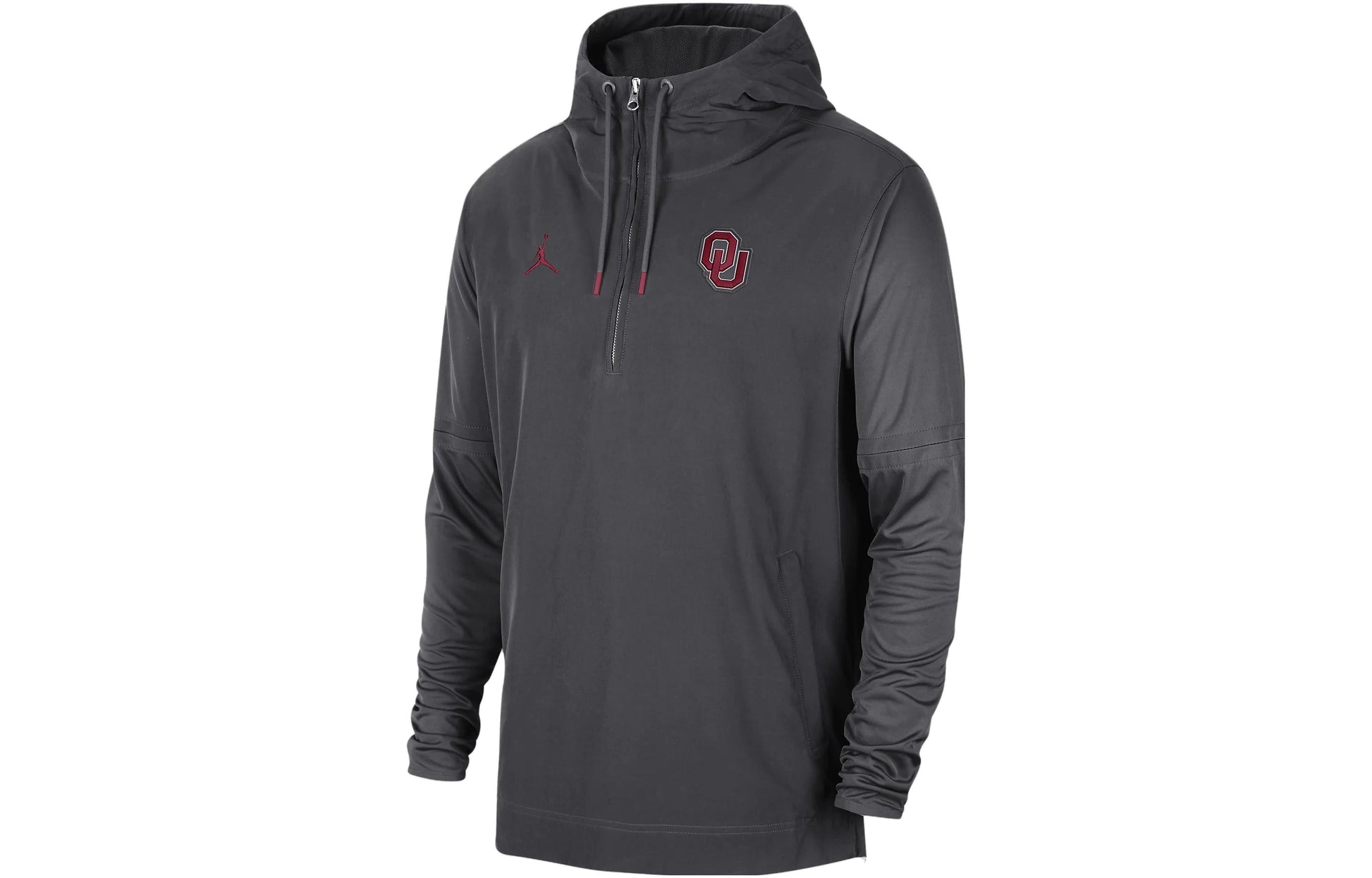 Air Jordan Oklahoma Player College Long-Sleeve Woven Jacket 'Grey' DZ9334-060